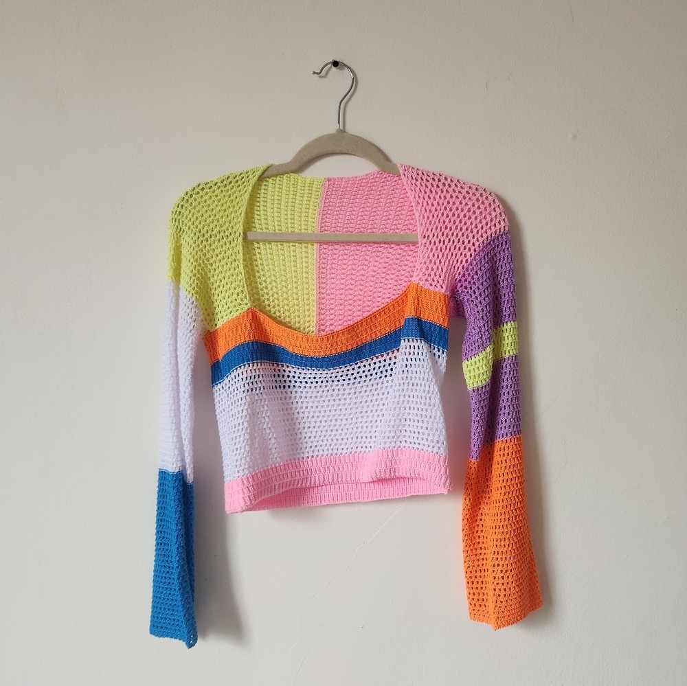 Crochet party top